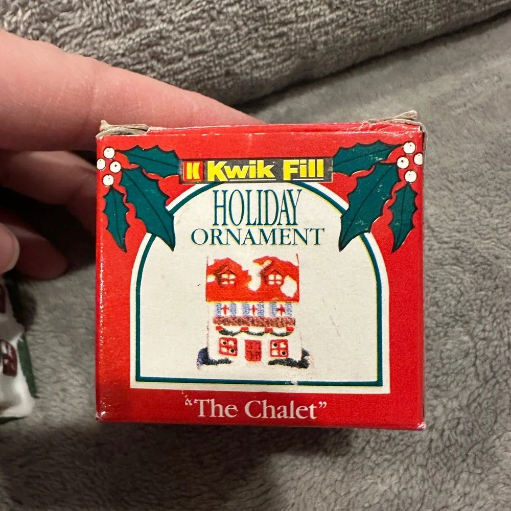 Kwik Fill 1993 The Chalet Holiday‎ Ornament Collection